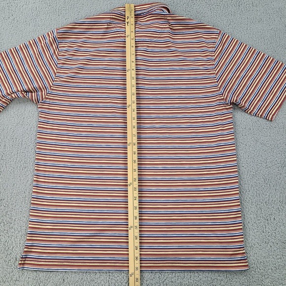 Payne Stewart Golf Polo Shirt Men’s Large Multicolor Striped (Holes) - Picture 14 of 15